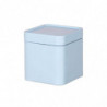 Storage Bin with Lid Dustproof Iron Mini Sturdy Loose Tea Bucket Household Supplies