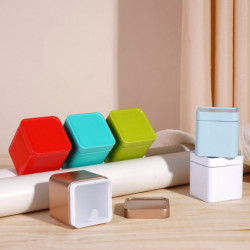 Storage Bin with Lid Dustproof Iron Mini Sturdy Loose Tea Bucket Household Supplies Storage Bin with Lid Dustproof Iron Mini Sturdy Loose Tea Bucket Household Supplies