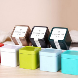 Storage Bin with Lid Dustproof Iron Mini Sturdy Loose Tea Bucket Household Supplies Storage Bin with Lid Dustproof Iron Mini Sturdy Loose Tea Bucket Household Supplies