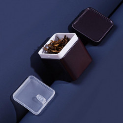 Storage Bin with Lid Dustproof Iron Mini Sturdy Loose Tea Bucket Household Supplies Storage Bin with Lid Dustproof Iron Mini Sturdy Loose Tea Bucket Household Supplies