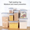 Sealed Storage Jar Box Vacuum Proof Storage Airtight Jar Kitchen Storage Case with Lid Crispers Stor