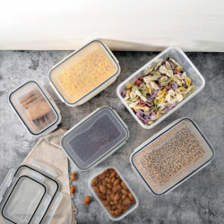 Sealed Storage Jar Box Vacuum Proof Storage Airtight Jar Kitchen Storage Case with Lid Crispers Stor Sealed Storage Jar Box Vacuum Proof Storage Airtight Jar Kitchen Storage Case with Lid Crispers Stor