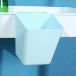 Hanging Basket Hook Design Easy Hanging Moisture-proof Wide Mouth Storage Plastic Storage Bucket for Hanging Basket Hook Design Easy Hanging Moisture-proof Wide Mouth Storage Plastic Storage Bucket for