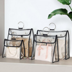 Dust-Proof High Capacity Hanging Protective Transparent Storage Bag Organizer Dust-Proof High Capacity Hanging Protective Transparent Storage Bag Organizer