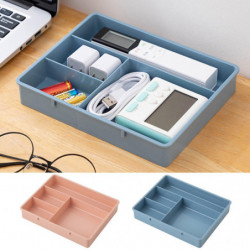 Desktop Storage Box Large Capacity Grid Design Space-saving Jewelry Stationery Sundries Storage Orga Desktop Storage Box Large Capacity Grid Design Space-saving Jewelry Stationery Sundries Storage Orga