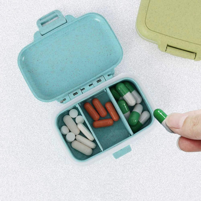 Pill Box 3/6 Slots Moisture-proof PP Medicine Storage Case for Household Pill Box 3/6 Slots Moisture-proof PP Medicine Storage Case for Household