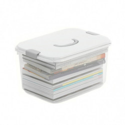 Storage Box with Detachable Lid Transparent Handle Multifunctional Plastic Portable Clothes Toys Sor Storage Box with Detachable Lid Transparent Handle Multifunctional Plastic Portable Clothes Toys Sor