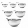 Wharick Salad Bowl Mirror Surface Anti-scratch Wide Opening Food Container Household Supplies Wharick Salad Bowl Mirror Surface Anti-scratch Wide Opening Food Container Household Supplies