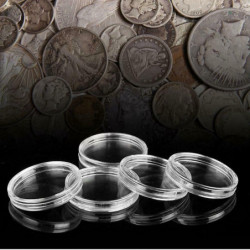 Wharick 60Pcs 40mm Eagles Coin Capsules with Storage Box Container Collection Supplies Wharick 60Pcs 40mm Eagles Coin Capsules with Storage Box Container Collection Supplies