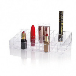 Desktop Lipstick Storage Box Rack, Multi-grid Dust-proof And Transparent Household Cosmetic Storage Desktop Lipstick Storage Box Rack, Multi-grid Dust-proof And Transparent Household Cosmetic Storage