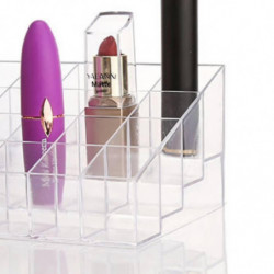 Desktop Lipstick Storage Box Rack, Multi-grid Dust-proof And Transparent Household Cosmetic Storage Desktop Lipstick Storage Box Rack, Multi-grid Dust-proof And Transparent Household Cosmetic Storage