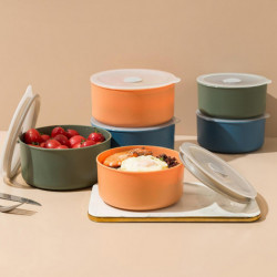 Fresh-keeping Bowl Nordic Style Dust-proof PP Multi-functional Dorm Noodle Bento Bowl Dinnerware Sup Fresh-keeping Bowl Nordic Style Dust-proof PP Multi-functional Dorm Noodle Bento Bowl Dinnerware Sup