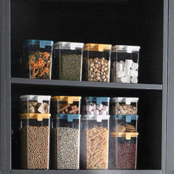 Transparent Moisture-proof Sealed Can Kitchen Food Storage Bottle Container Transparent Moisture-proof Sealed Can Kitchen Food Storage Bottle Container