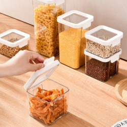 Food Storage Jar with Lid Silicone Sealing Ring Airtight Pantry Organization Pasta Cookies Nuts Food Food Storage Jar with Lid Silicone Sealing Ring Airtight Pantry Organization Pasta Cookies Nuts Food