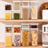 Food Storage Jar with Lid Silicone Sealing Ring Airtight Pantry Organization Pasta Cookies Nuts Food Food Storage Jar with Lid Silicone Sealing Ring Airtight Pantry Organization Pasta Cookies Nuts Food