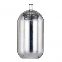 Swab Box Large Capacity Leak-proof Sturdy Smooth Stainless Steel Cotton Swab Container Hospital Supp Swab Box Large Capacity Leak-proof Sturdy Smooth Stainless Steel Cotton Swab Container Hospital Supp