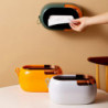 Tissue Holder Spring Design High Capacity Ergonomic Handle Dust-proof Storage PET Easy Access Napkin