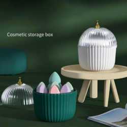 Cosmetics Storage Box with Transparent Lid Dust-proof Reusable Nordic Style Makeup Organizer Househo Cosmetics Storage Box with Transparent Lid Dust-proof Reusable Nordic Style Makeup Organizer Househo