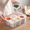 Fresh-keeping Box Plastic Storage Box Drainable Transparent Lid Food Preservation Plastic Food Organ