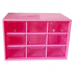 Storage Box 9 Grids Dust-proof Easy Clean Multi-functional Plastic Drawer Jewelry Box Household Supp Storage Box 9 Grids Dust-proof Easy Clean Multi-functional Plastic Drawer Jewelry Box Household Supp