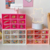 Storage Box 9 Grids Dust-proof Easy Clean Multi-functional Plastic Drawer Jewelry Box Household Supp