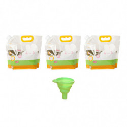 1 Set Food Storage Bag Food Grade Clear Leak Proof Reusable Moisture-proof Rice Flour Grain Sealed B 1 Set Food Storage Bag Food Grade Clear Leak Proof Reusable Moisture-proof Rice Flour Grain Sealed B