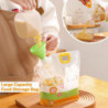 1 Set Food Storage Bag Food Grade Clear Leak Proof Reusable Moisture-proof Rice Flour Grain Sealed B