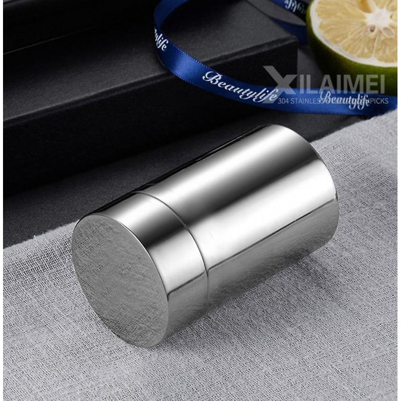 Portable Mini Travel Sealed Stainless Steel Tea Leaves Can Storage Box Container