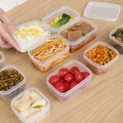 Refrigerator Food Container Sealed Lid Oven Safe Fresh-Keeping Transparent Storage Box Organizer Box Refrigerator Food Container Sealed Lid Oven Safe Fresh-Keeping Transparent Storage Box Organizer Box
