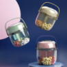Pill Case Good Sealing Moisture-proof Transparent Visible Mini 4 Grid Weekly Rotary Pills Storage Bo