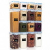 Kitchen Storage Miscellaneous Grains Tank 15pcs Set Space Saving Containers Pp Airtight Plastic Food Organizer Kitchen Storage Miscellaneous Grains Tank 15pcs Set Space Saving Containers Pp Airtight Plastic Food Organizer