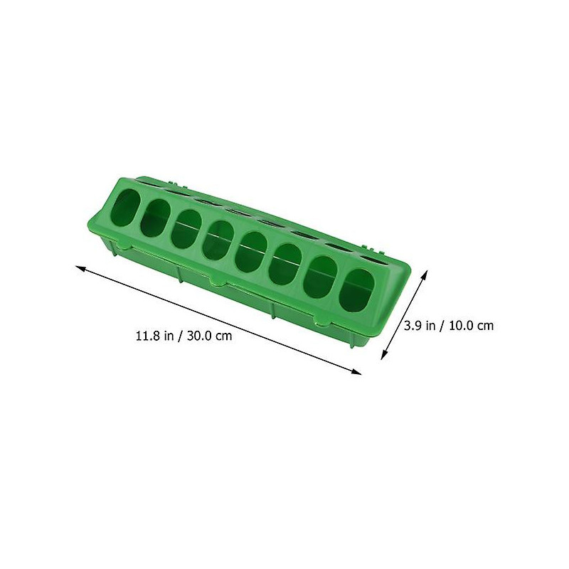 2pcs Birds Feeding Troughs Feeding Food Groove Bowls Pigeon Food Containers