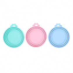 3pcs Silicone Pet Can Covers Fresh Keeping Can Lids Universal Cat Food Can Covers 3pcs Silicone Pet Can Covers Fresh Keeping Can Lids Universal Cat Food Can Covers