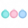 3pcs Silicone Pet Can Covers Fresh Keeping Can Lids Universal Cat Food Can Covers