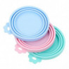 3pcs Silicone Pet Can Covers Fresh Keeping Can Lids Universal Cat Food Can Covers