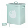 1 Set Of Cat Food Bucket Household Dog Food Box Convenient Cat Snack Bucket Iron Dog Snack Bin