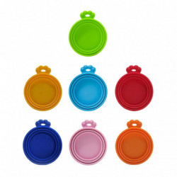 7pcs Household Cat Food Lids Convenient Can Covers Wear-resistant Pet Food Covers 7pcs Household Cat Food Lids Convenient Can Covers Wear-resistant Pet Food Covers