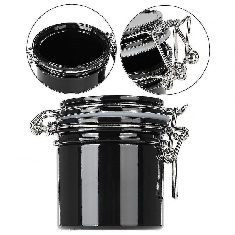 Large Capacity Lash Glue Jar, Activated Glue Container Portable1pcsblack