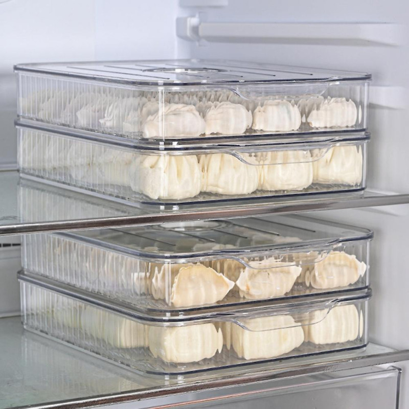Household Timing Dumpling Box Large Capacity Food Fresh-keeping Box for Kitchen Household Timing Dumpling Box Large Capacity Food Fresh-keeping Box for Kitchen