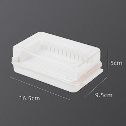 Protable Solid Butter Cutting Storage Box Kitchen Accessories Refrigerator Fresh Keeping Box Breakfast Cheese [...]
