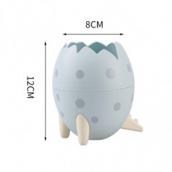 Poubelle Dinosaur Egg Desktop Storage Bucket Clamshell Grande Capacité Multifonctionnel Compact Poubelle Dinosaur Egg Desktop Storage Bucket Clamshell Grande Capacité Multifonctionnel Compact