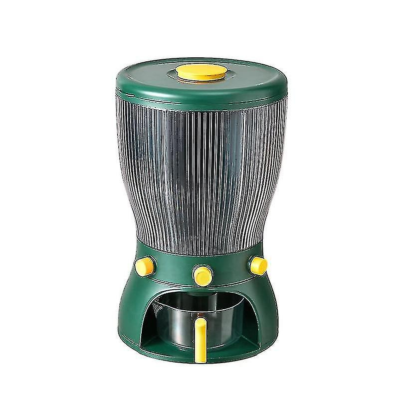 10Kg rotating rice bucket kitchen proof grain storage box large capacity|bottles,jars & boxes