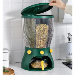 10Kg rotating rice bucket kitchen proof grain storage box large capacity|bottles,jars & boxes 10Kg rotating rice bucket kitchen proof grain storage box large capacity|bottles,jars & boxes