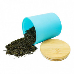 Glass Storage For Tank With Wood Lid Food Sealed Container Grain Airtight Stash Glass Storage For Tank With Wood Lid Food Sealed Container Grain Airtight Stash