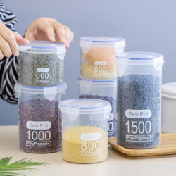 Kitchen Storage Box Sealed Jar Food Container Grain For Tank Bottle Moisture-proof Cans Transparent Organizer Supplies Kitchen Storage Box Sealed Jar Food Container Grain For Tank Bottle Moisture-proof Cans Transparent Organizer Supplies