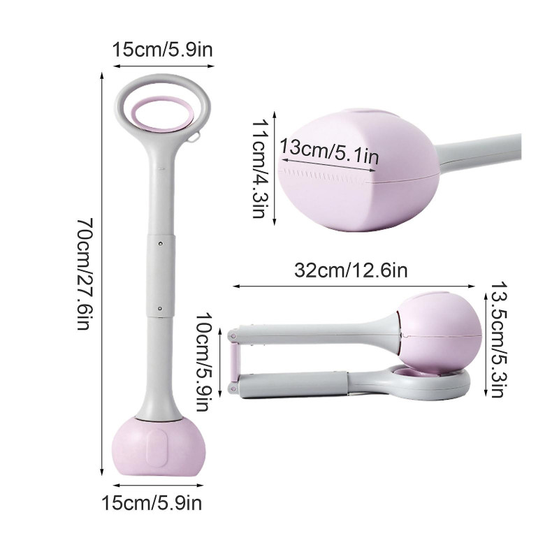 Dog Pooper Scooper Portable Pliable Pliable Pet Pet Toilette Picker Pet Dog Poop Shovel