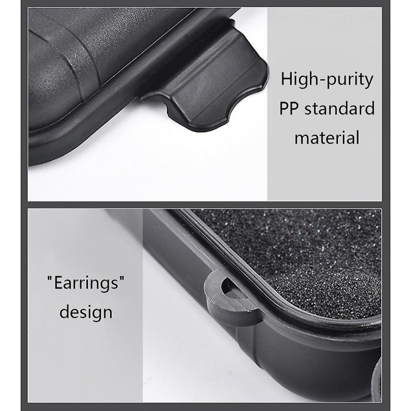 Boîte de stockage de survie Antichoc Conteneur étanche à l’air Boîte de transport