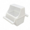 Bird Feeder Hanging Parakeet Food Container No Spill Feeding Box With Perch