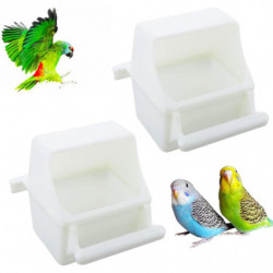 Bird Feeder Hanging Parakeet Food Container No Spill Feeding Box With Perch Bird Feeder Hanging Parakeet Food Container No Spill Feeding Box With Perch