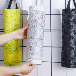 Plastic Bag Holder, Creative Floral Grocery Bag Holder Hanging Storage Bag Dispenser Foldable Breathable Washable [...]